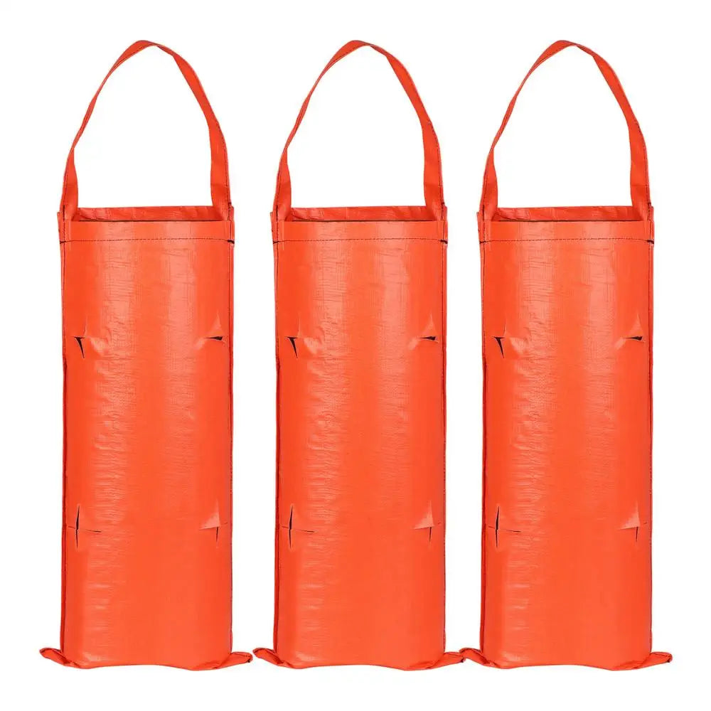 Upside Down Tomato Planter 10 Holes Upside Down Floating Fabric Pot Strawberry Growing Containers for Outdoor Indoor Garden Zpaxo China Mainland 3pcs