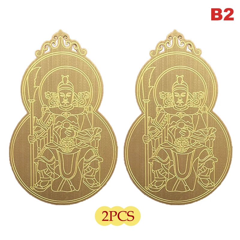 2026 Tai Sui Amulet Card Feng Shui Prayer Gold Card Exorcism Protection Buddha Gift Amulet Safe Bring In Wealth And Treasure Zpaxo B2