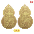 2026 Tai Sui Amulet Card Feng Shui Prayer Gold Card Exorcism Protection Buddha Gift Amulet Safe Bring In Wealth And Treasure Zpaxo B2
