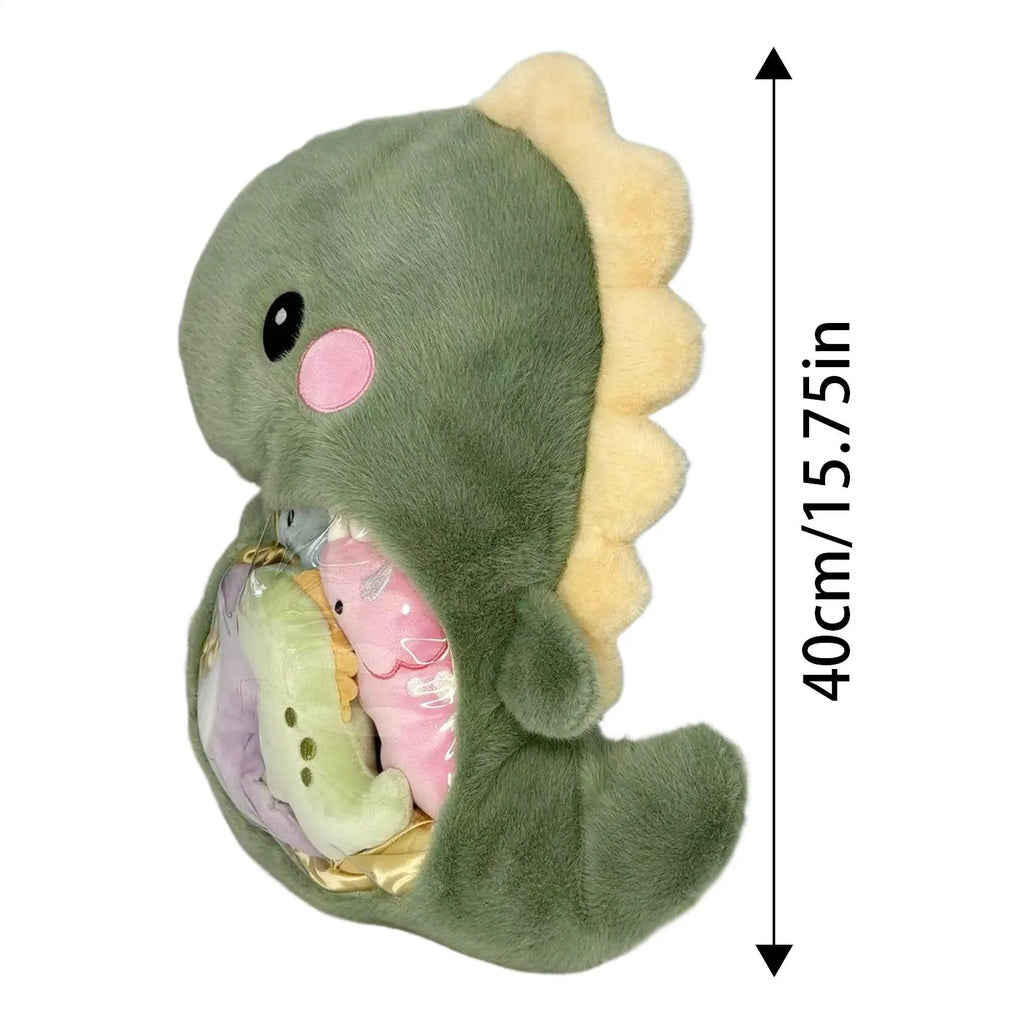 Dinosaur Plush Pillow Dinosaur Stuffed Animal Throw Pillow Doll Huggable Doll Nursery Decoration Cushion For Sofa Bed Couch Car Zpaxo
