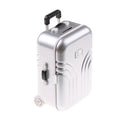 ▶1Pcs Mini Suitcase For 18 Inch American Doll & 1/3 & Newborn Baby Dolls Outdoor Travel Box Toy Accessories Zpaxo Silver