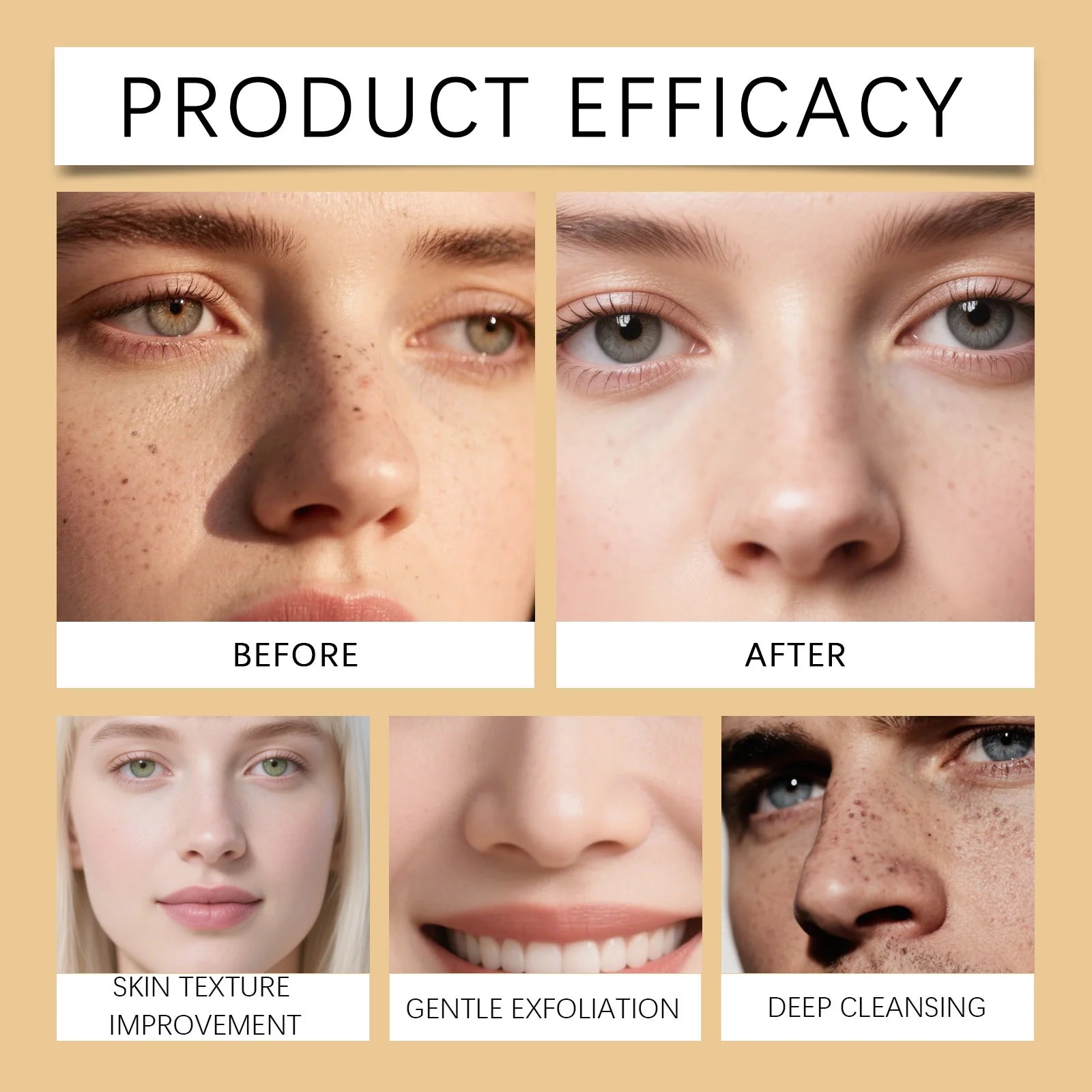 Rice Exfoliating Serum Gentle Facial Body Polish for Smooth Skin Natural Brightening Essence Lightweight Non-Comedogenic Formula Zpaxo