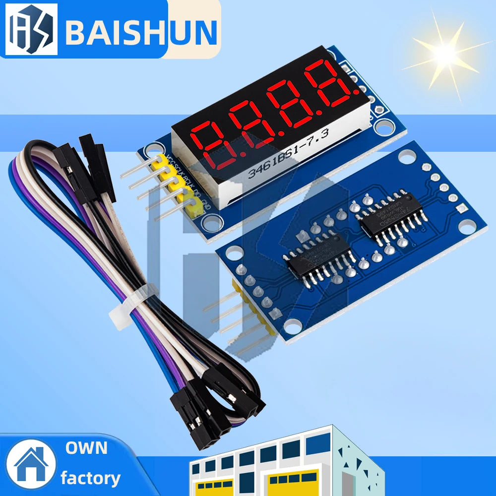 Arduino 74HC595 Shift Register 8-Bit Serial-in Parallel-out 4-Digit Zpaxo