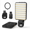 Mobile Light Focus Magnetic Absorption Fill Light Lamp Portable LED Light Video Shooting Light Round Ring Lamp Selfie Lighting Zpaxo Black