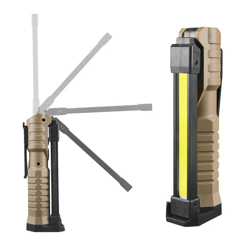 KDULIT Foldable COB LED Work Light – Magnetic USB-C Rechargeable