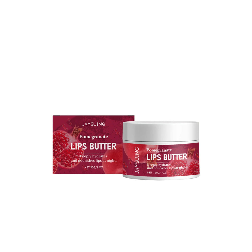 Lip Mask Overnight Moisturizing Lips Butter Balm with Hyaluronic Acid Smooth Lips Lines Anti-Cracking Exfoliating Dry Lips Care Zpaxo 30g boxed