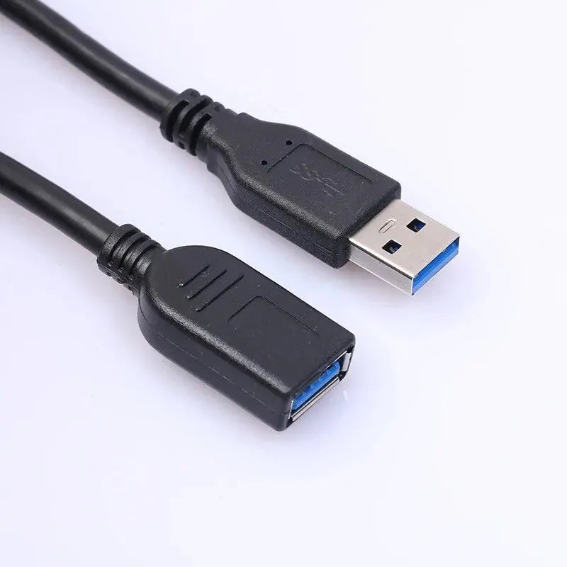 2m 3m USB 3 0 Extension Cable Adapter Male Female Extender Fast Speed Zpaxo Black 2m