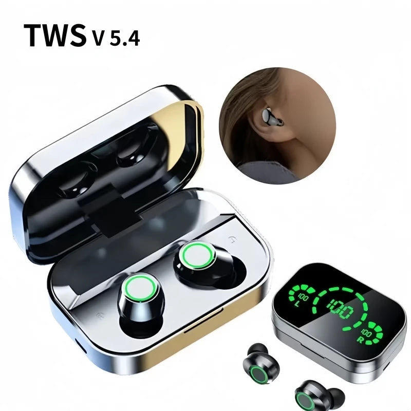 Long Playtime Touch Control True Wireless Earbuds Headphones