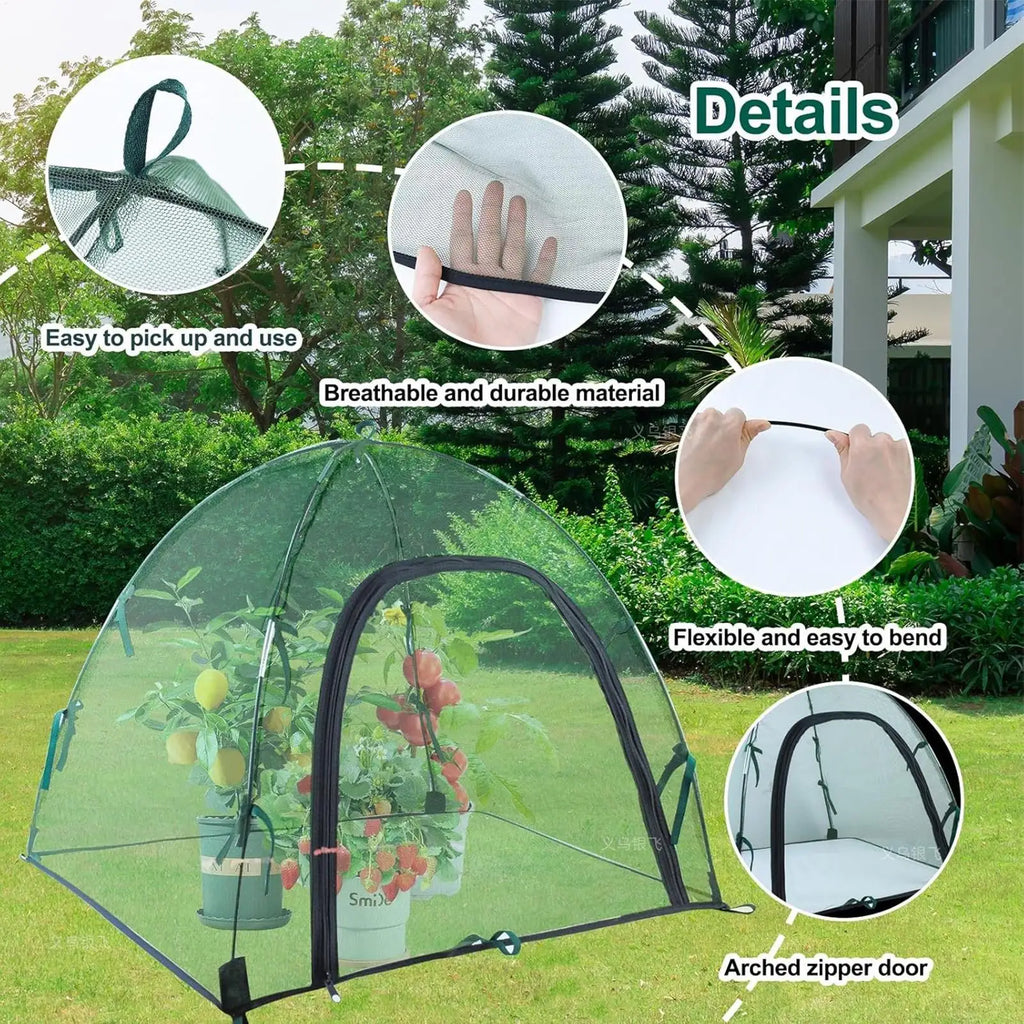 Fine Mesh Plant Enclosure Net – Bird & Pest Barrier Cover Garden Plant Net Cover Zpaxo