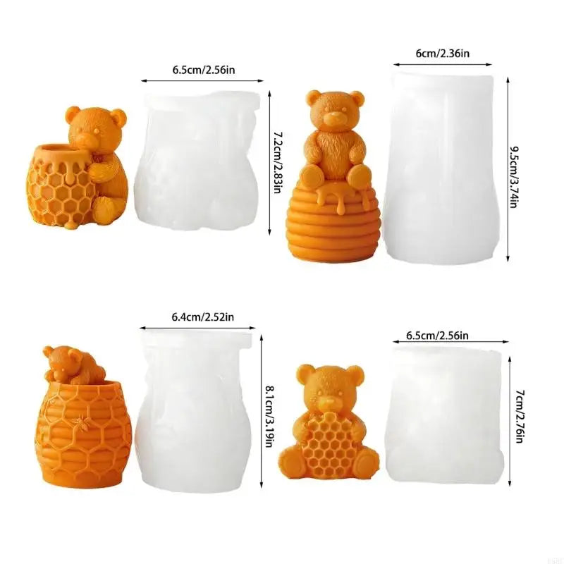 Multipurpose Silicone Mould Candle Soap Chocolate Making Balloon Bear