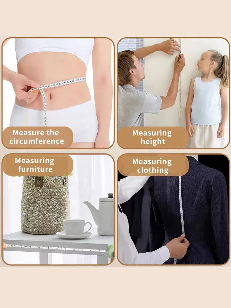 2m Soft Tape Measure Double Scale Body Sewing Flexible Measurement Zpaxo