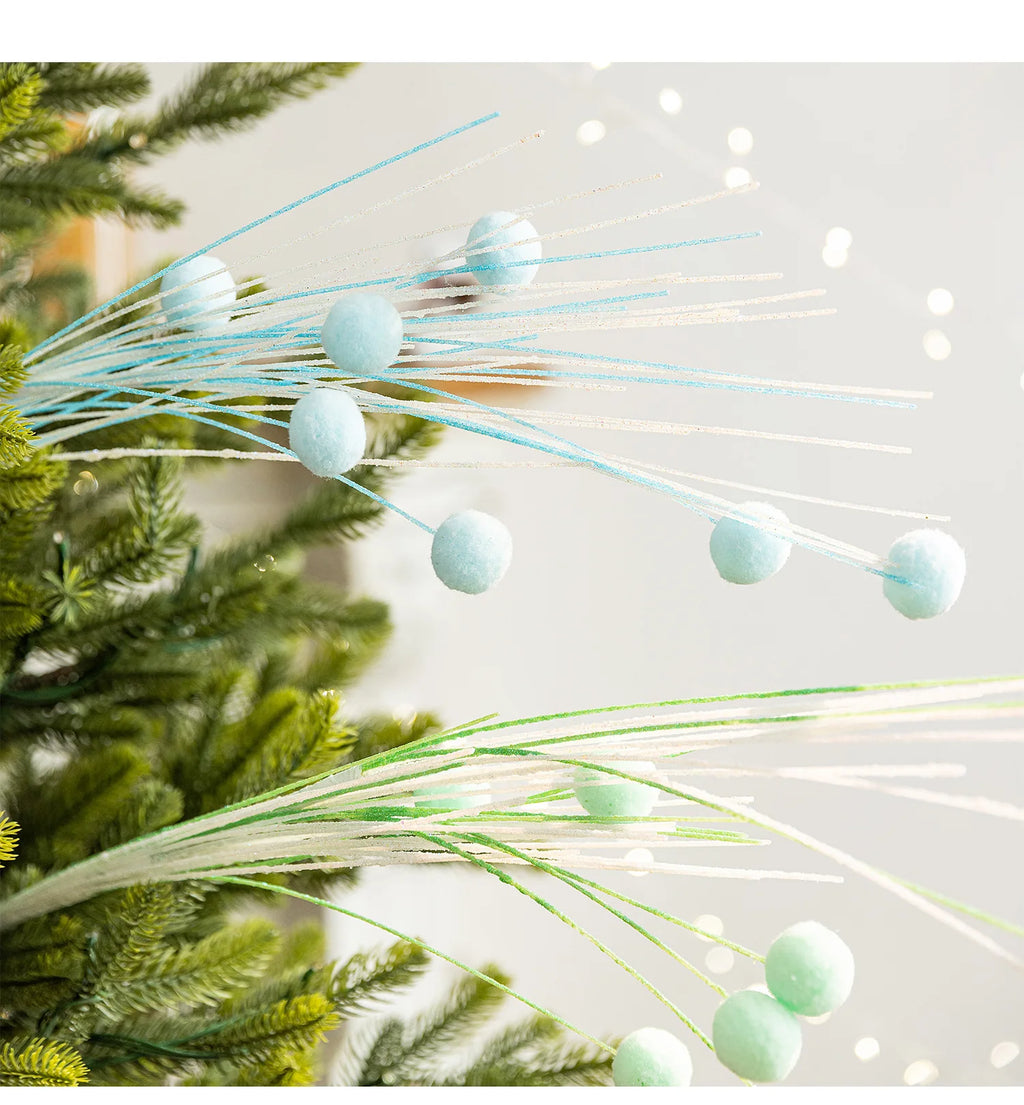 Glitter Berry Branch Picks – Christmas Tree & DIY Craft Decor Christmas Tree Pick Zpaxo