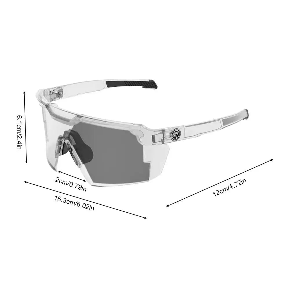 Safety Sunglasses Men Photochromic Shatterproof Women Polarized Work Zpaxo Gray
