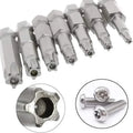 T10 T15 T20 T25 T27 T30 T40 5 Point Torx Screwdriver Bits 50mm S2 Magnetic Star Screw Driver 1/4" Hex Shank 7Pcs/lot Zpaxo Default Title