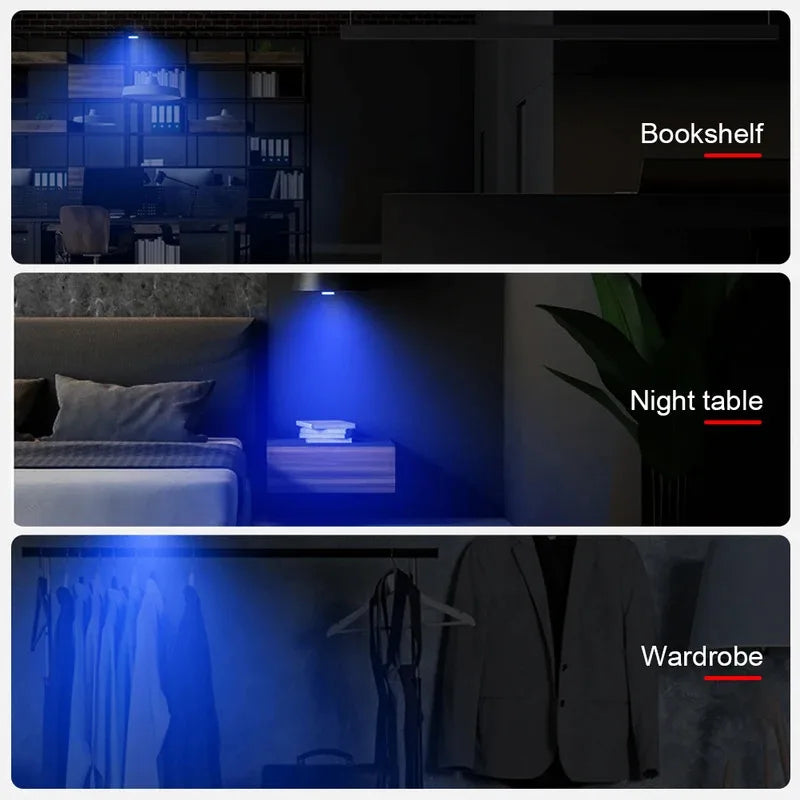 LED Touch Car Ceiling Light – USB Rechargeable Interior Lamp