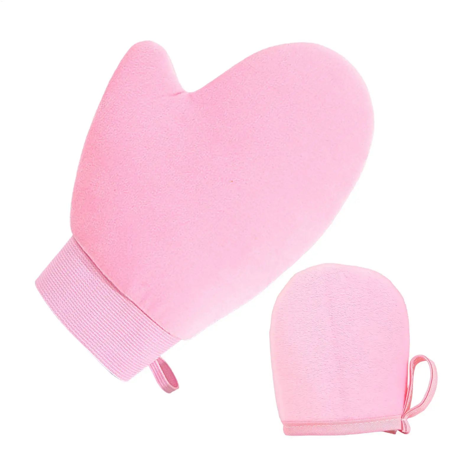 2-Pack Self-Tanning Mitt – Streak-Free Flocking Applicator Self-Tanning Mitt Zpaxo