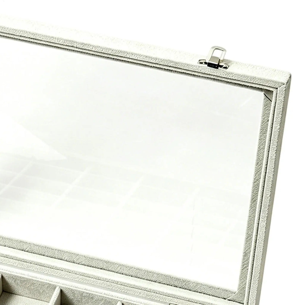 Earring Organizer 30-Grid Ring Storage Drop Earrings Tray Women Girls