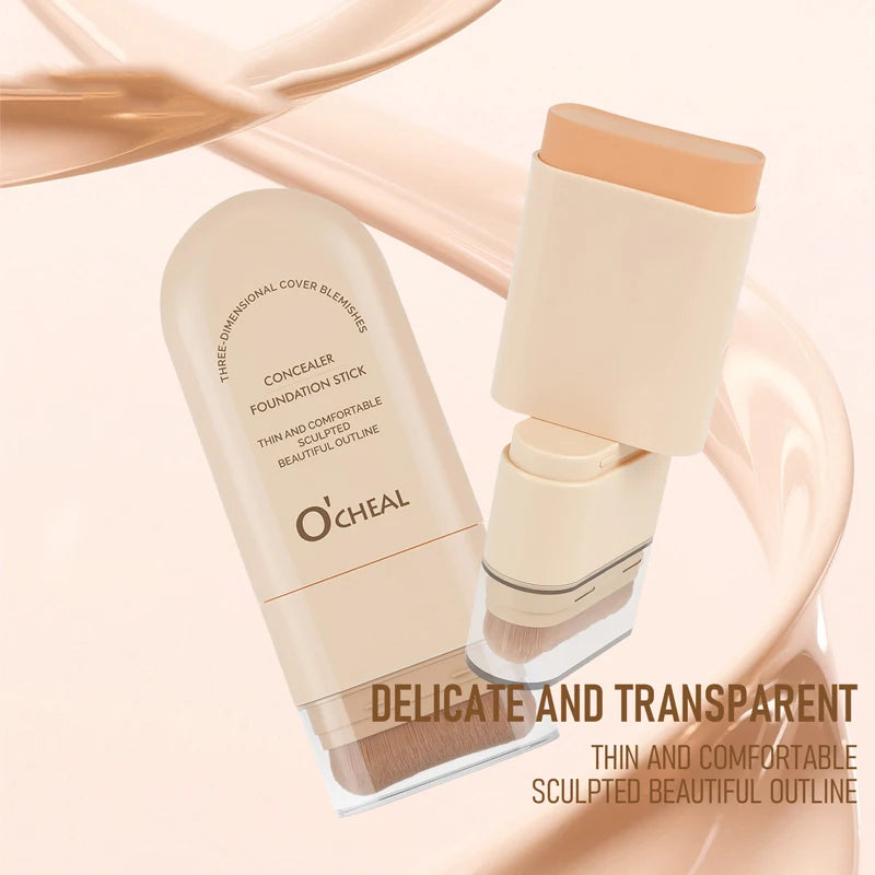 Rotating Concealer Foundation Stick Moisturizing Lightweight Conceals