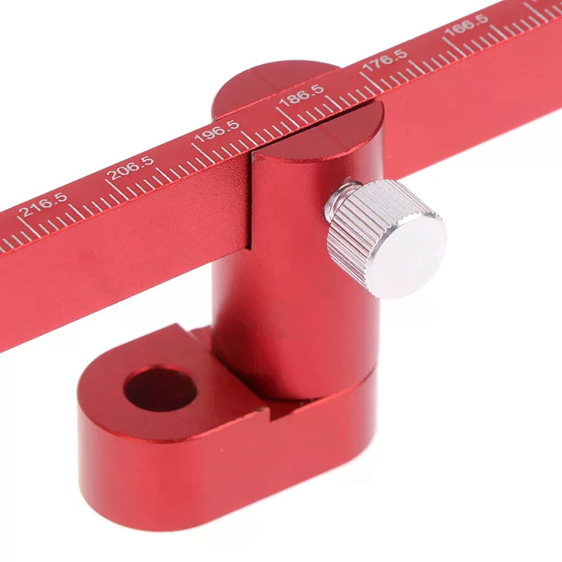 Adjustable Drawing Circle Ruler Aluminum Scribing Compass Woodworking Zpaxo