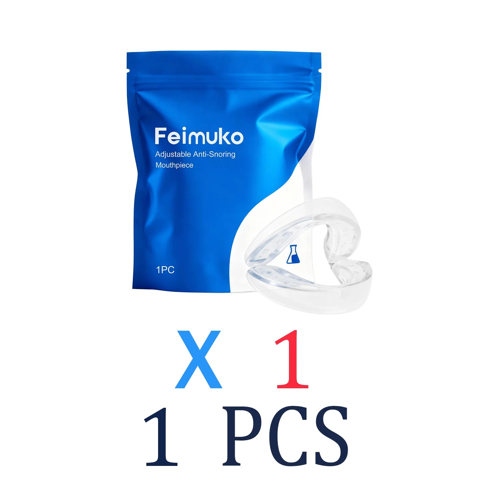Stop Snoring Mouthpiece Anti Snoring Device Sleep Aid Mouth Guard with Soft Medical Silicone Night Sleep Snore Relief Travel Zpaxo 1 PCS