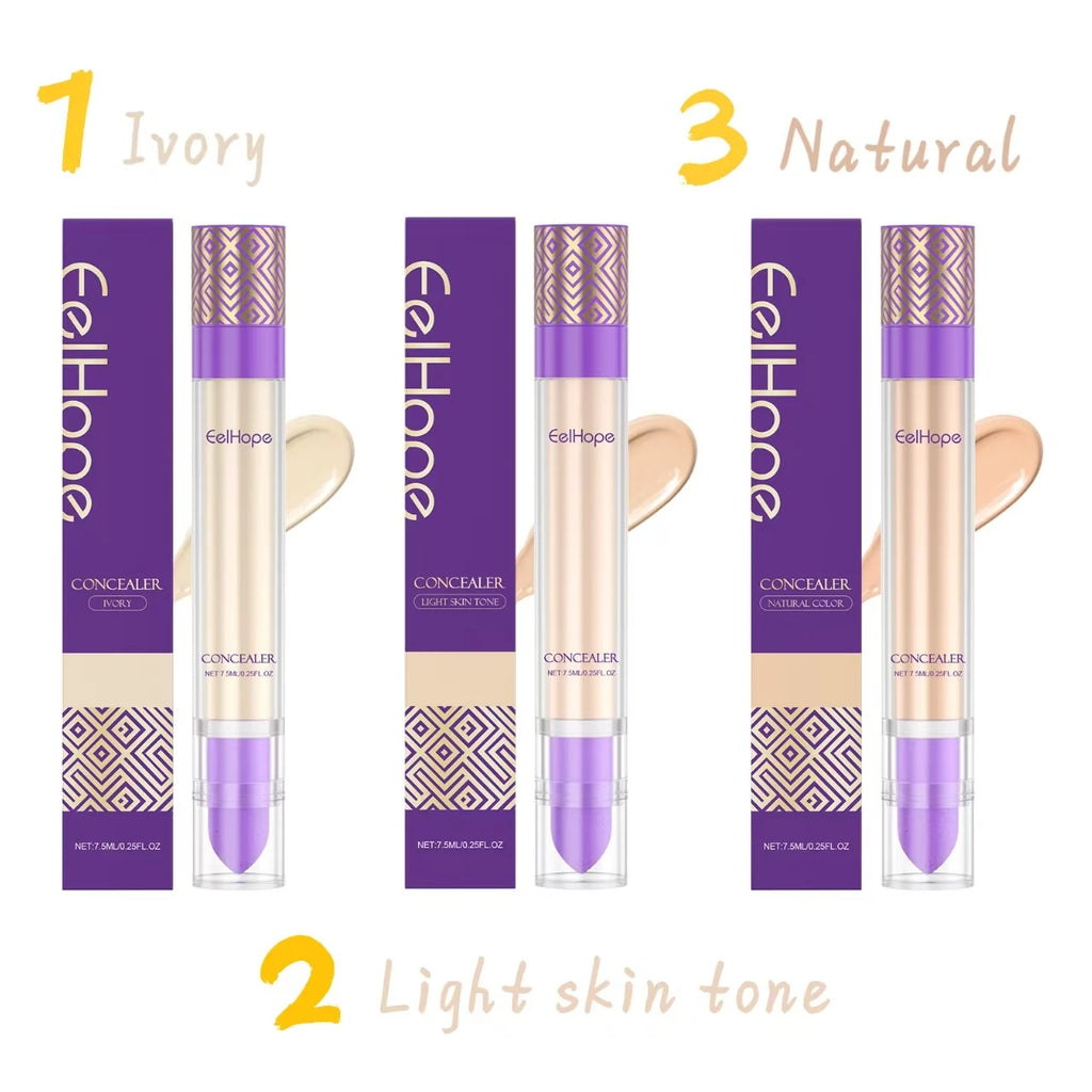 Concealer Improve Skin Elasticity Brighten Complexion Not Easy Remove Makeup Moisturizing Liquid Lightweight Dark Circle Blemish Zpaxo