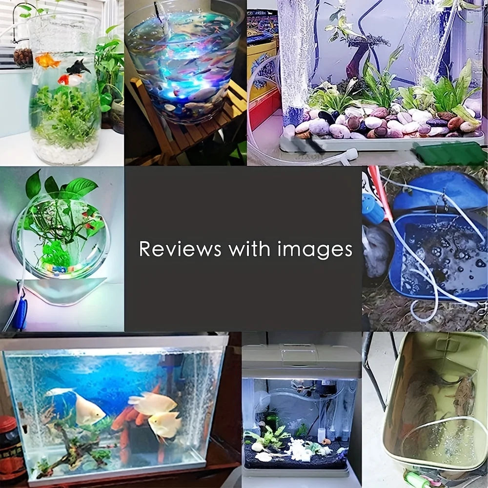 Aquarium Oxygen Air Pump Fish Tank USB Silent Compressor Aerator