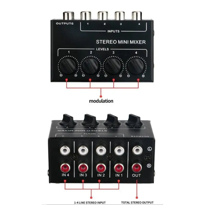 652F CX400 Performances 4 Channel Passive Stereo Mixers Music Lovers Zpaxo