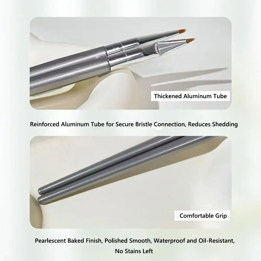 Precise Application Bent Liner Makeup Brushes Makeup Tool Angled Design Angled Eyeliner Brush Cosmetic Brush Eye Brow Tool Zpaxo