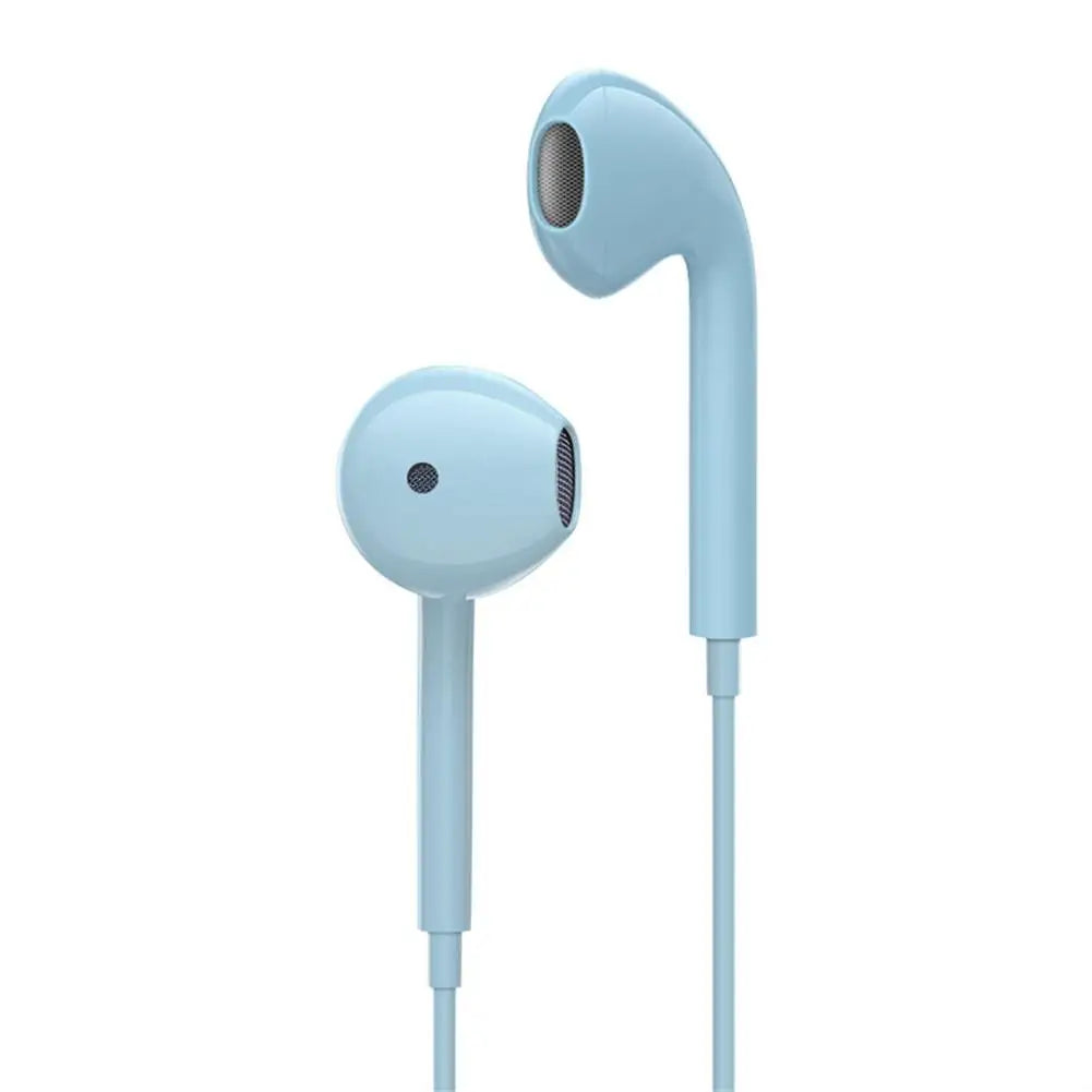 In-Ear Headphones Gaming Sports Running 3.5mm Headset Running Fitness Music For Music Game Call Listening Sport Earphones Tools Zpaxo Blue