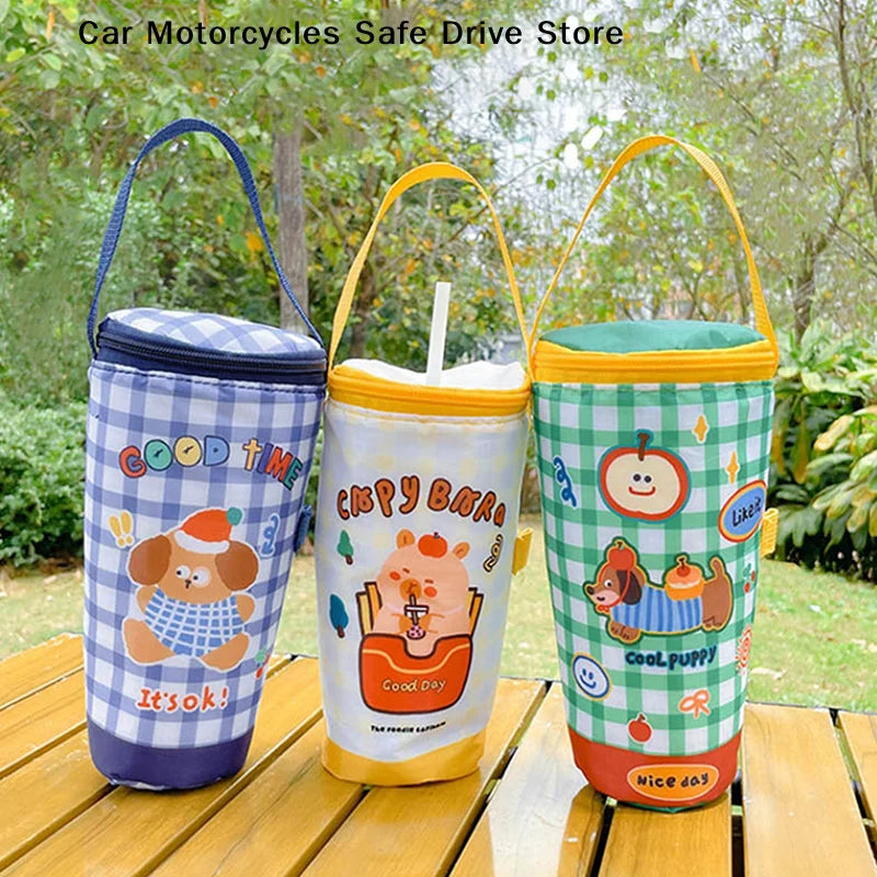 CMNew Milk Tea Tote Bag Heat Preservation Eco-friendly Handbag