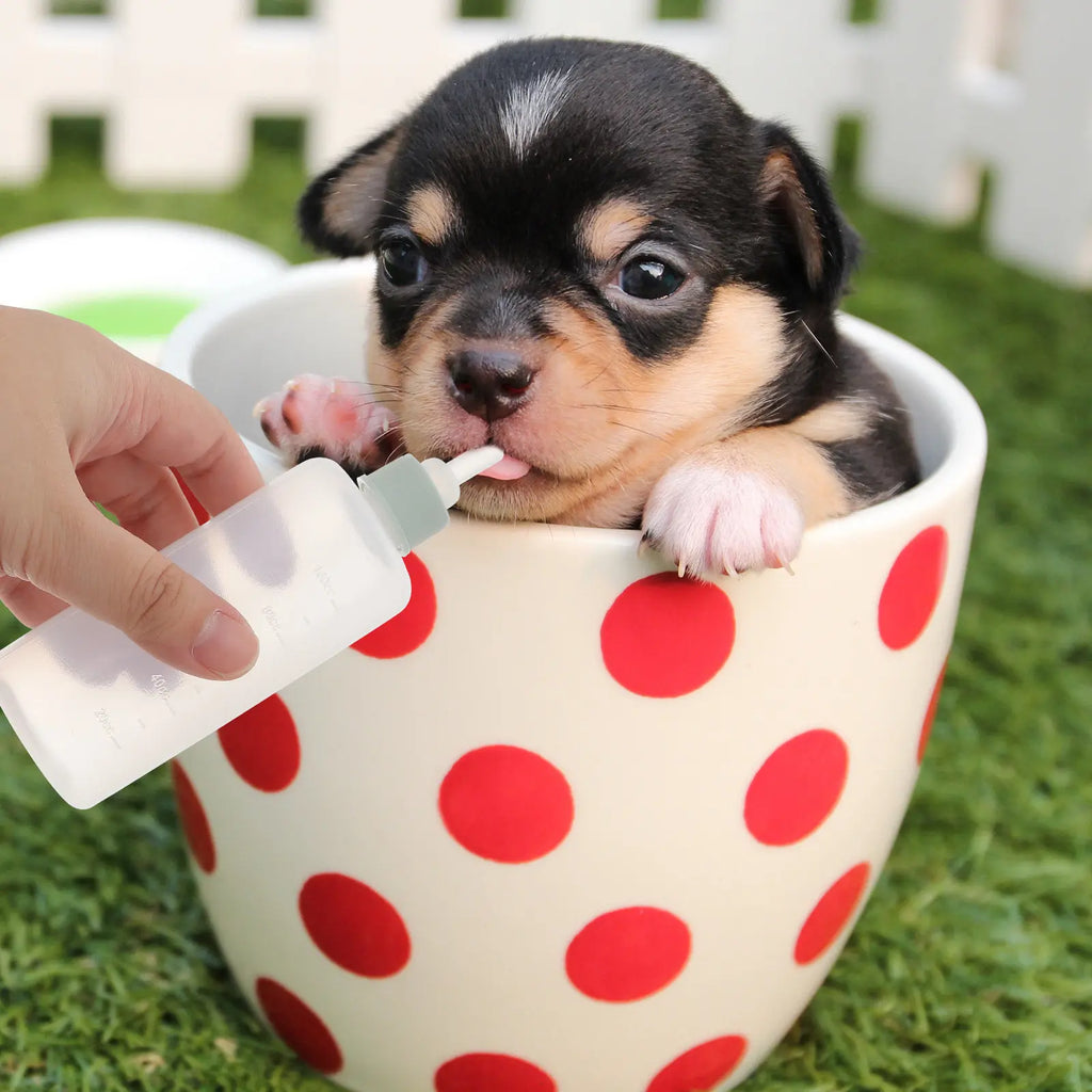 Pet Feeding Bottles Premium Silicone Newborn Puppy Kitten Feeder
