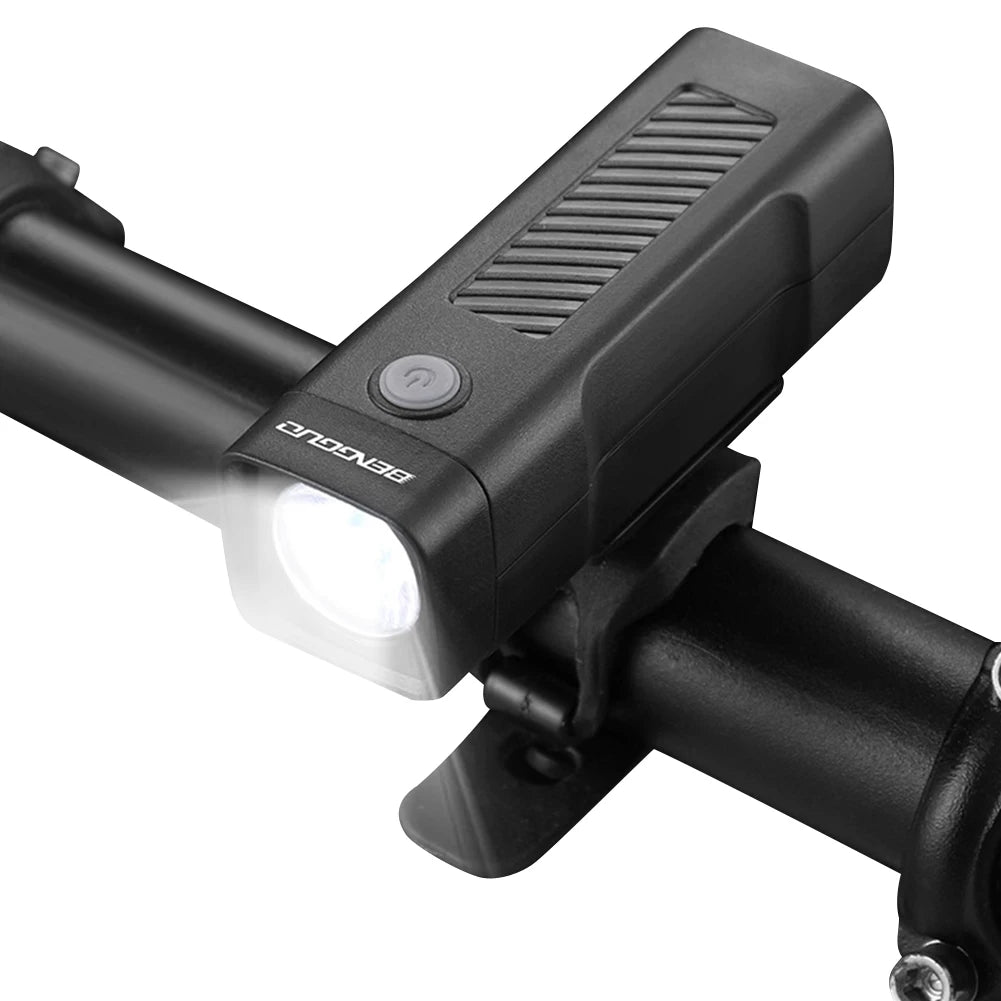 Bike Front Light USB Rechargeable Handlebar Waterproof Cycling 3