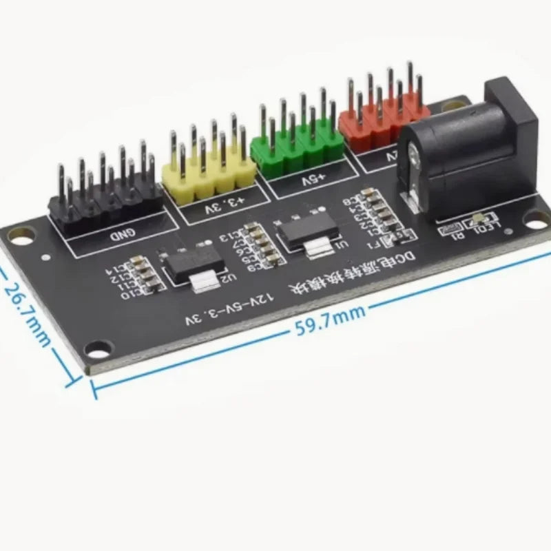 Power module 3.3v 5v 12v multi-channel output voltage conversion module DC-DC12V to 3.3v 5v 12v Zpaxo