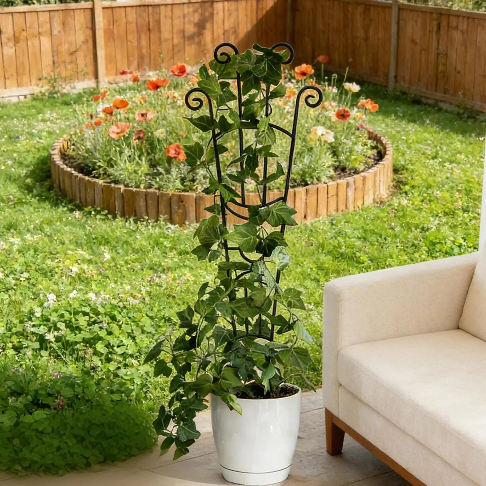 Plant Trellis Metal Plant Support Pothos Support Stakes for Indoor Outdoor Garden Balcony Pothos Monstera Ivy Clematis Gardening Zpaxo