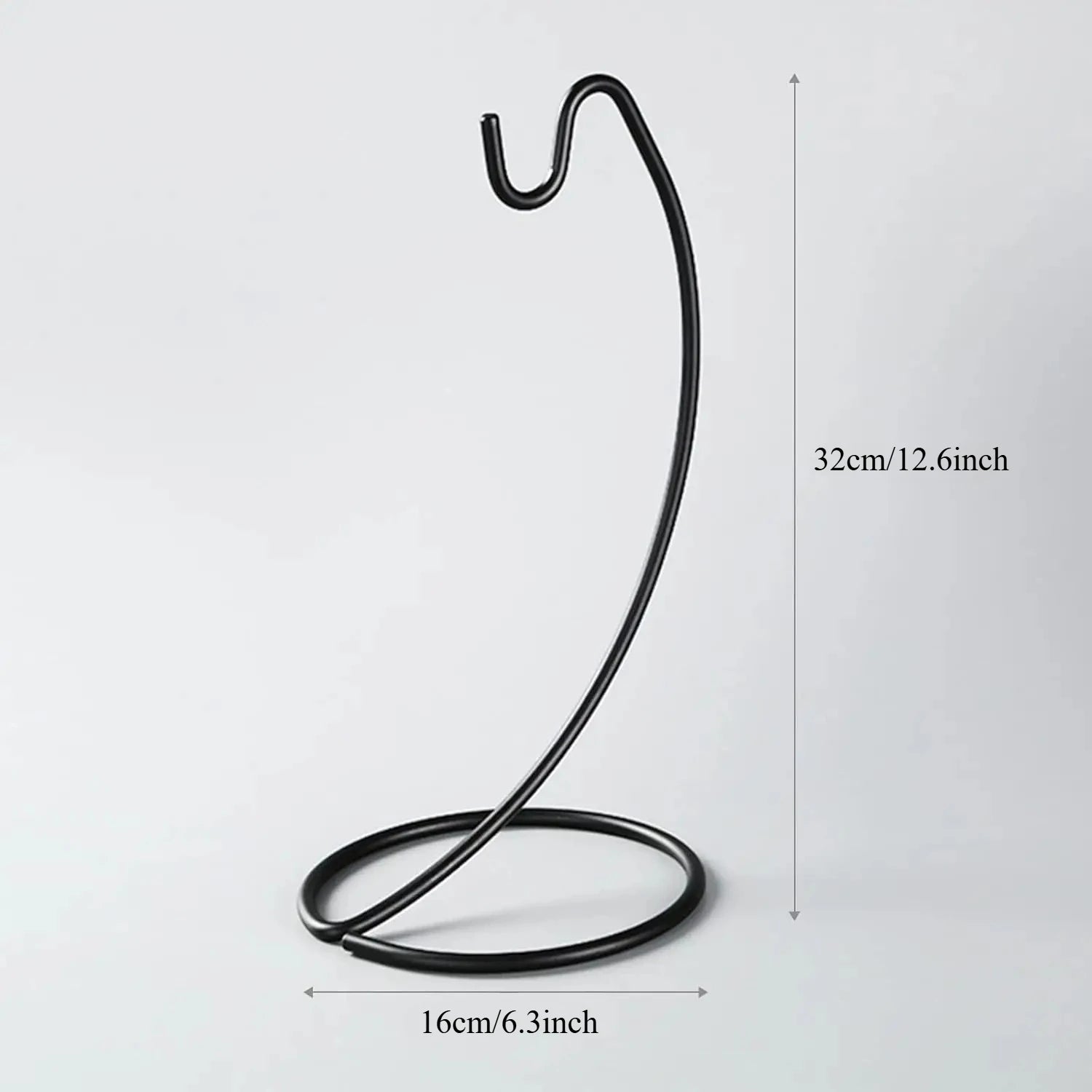 Steel Banana Holder – Modern Fruit Hanger Rack with Hooks (Black)
