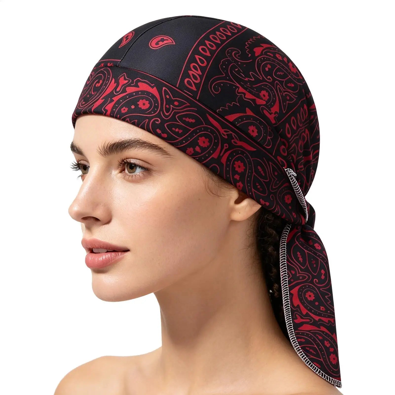 Cycling Headscarf Printed Headscarf Man Women Scarf Summer Cycling Scarf Hat Outdoor Fashion Motorcycle Hiking Headband Zpaxo