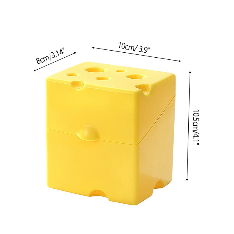 Kitchen Accessories Plastic Cheese Shaped Refrigerator Slice Cheese Storage Box Kitchen Gadgets Cheese Storage Container Zpaxo A1