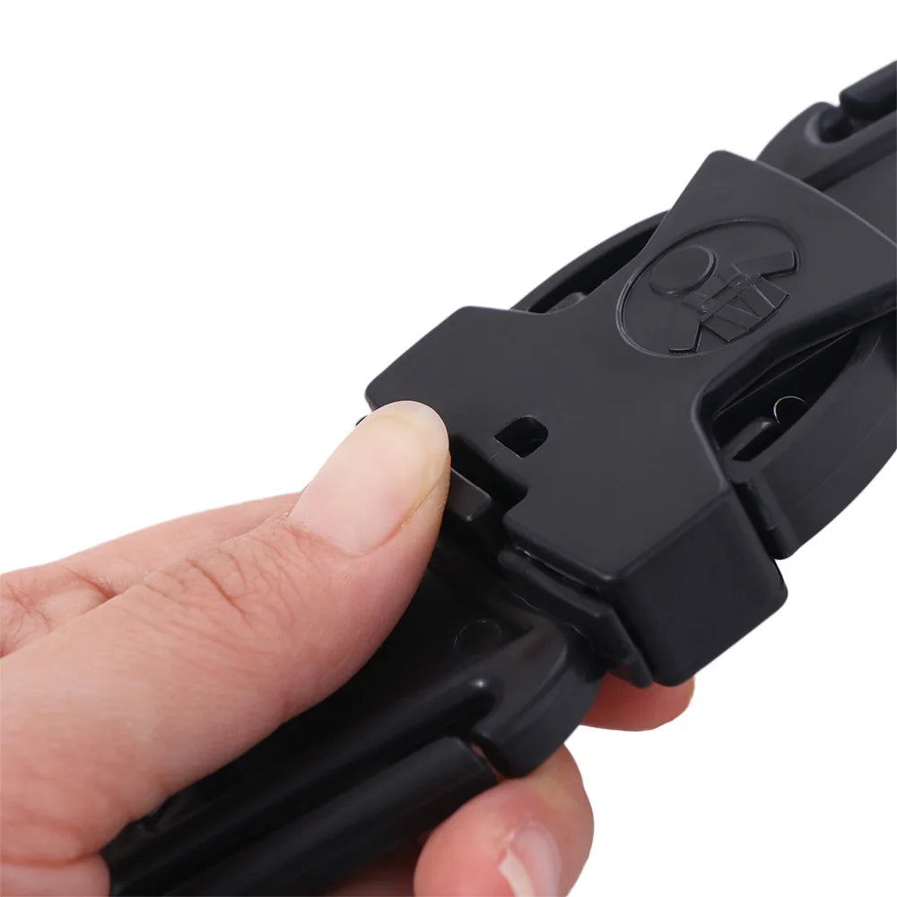 Black Child Seat Buckle Safety Cover Fixer Adjuster Shoulder Belt Zpaxo