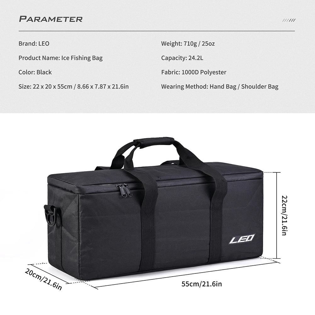 Fishing Gear Storage Bag Multifunctional Fishing Gears Organizer Waterproof Fishing Accessories Shoulder Bag Zpaxo