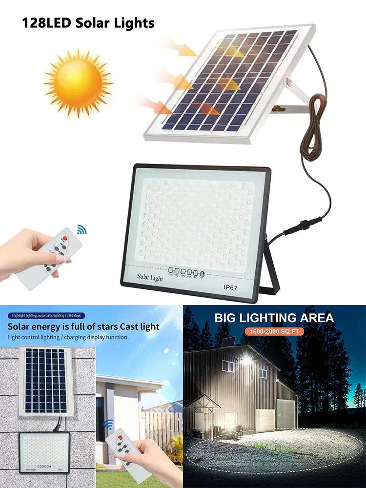 LED Solar Lights Outdoor Garden Refletor Buildings Sunlight IP67 Zpaxo