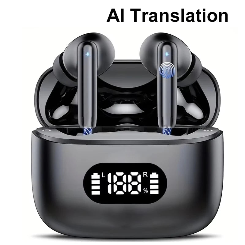 UYUXIO Real Time AI Language Translator Earphone 1 Translating