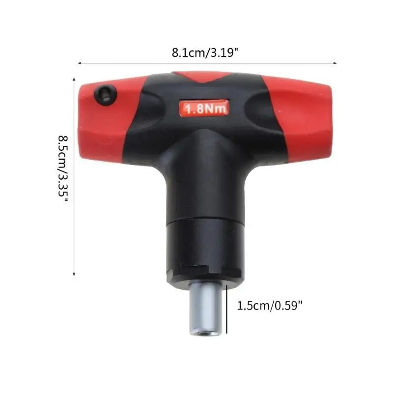 652F Professional T-handle Torque Wrench Standard 1 4 Bits Not Zpaxo