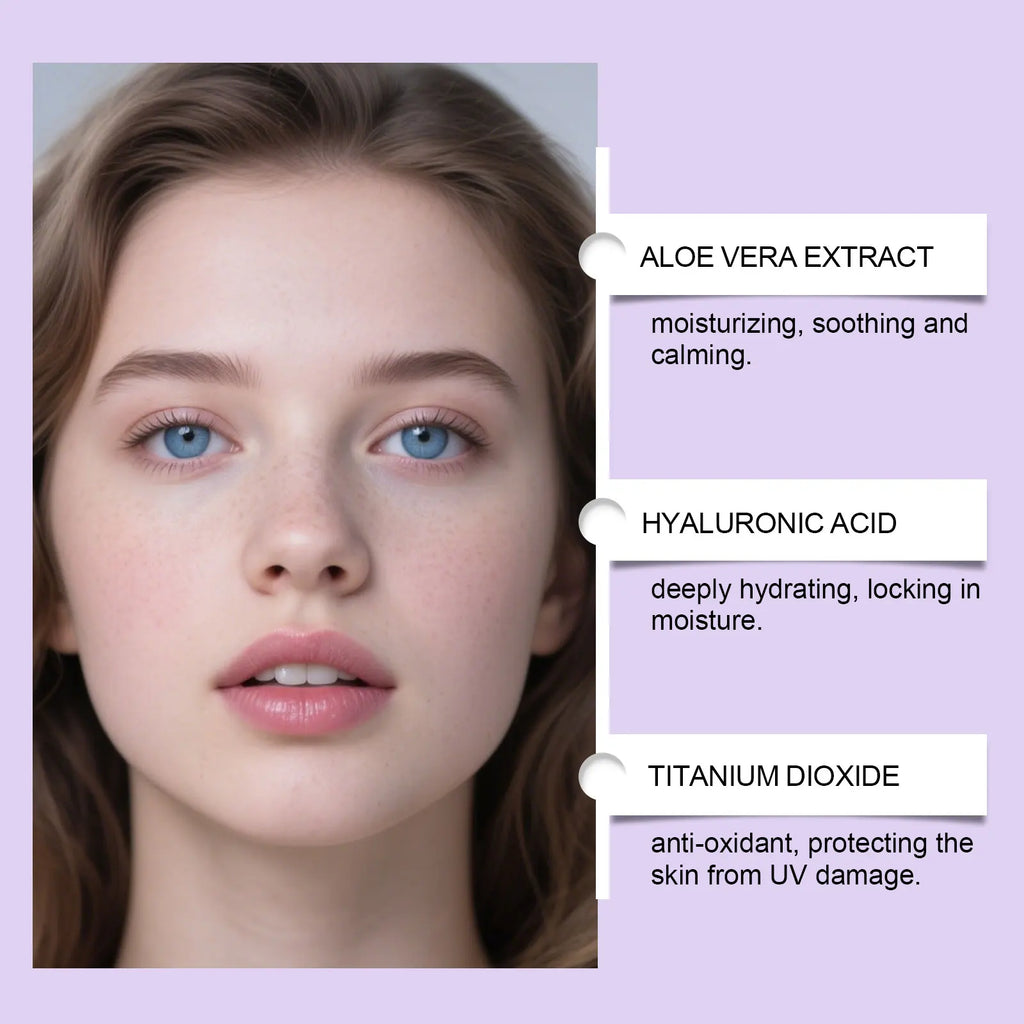 BB Cream Foundation Perfect Cover Concealer Waterproof Hyaluronic Acid Color Correcting CC Cream Brightening Base Makeup Primer Zpaxo