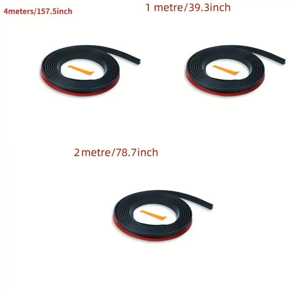 Rubber Material Car Rubber Sealing Strips Universal Fit Windproof Noise Insulation Strip Anti-Rattle Soundproofing Zpaxo