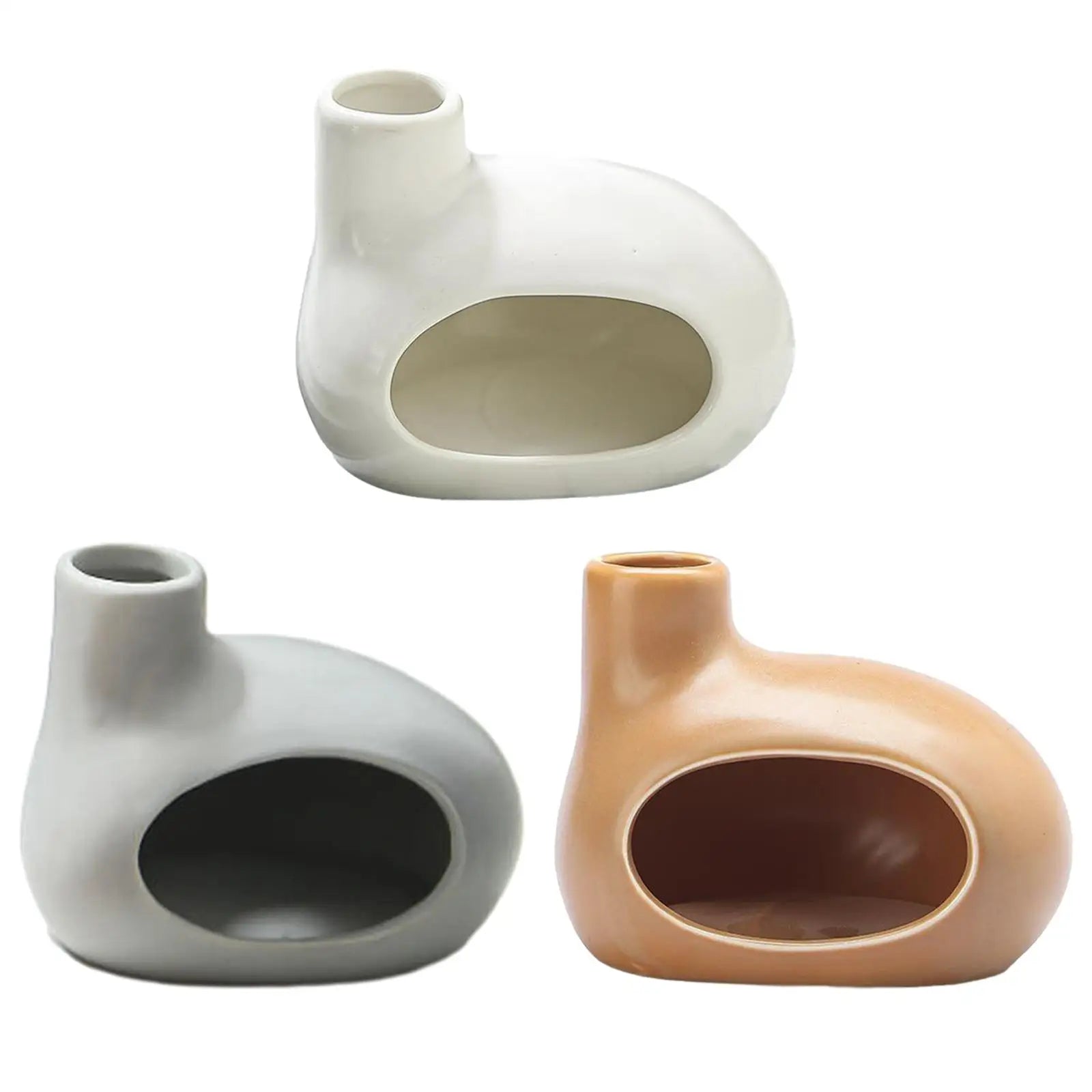 Ceramic Cone Incense Burner & Palo Santo Holder – Ash Catcher Incense Burner Zpaxo