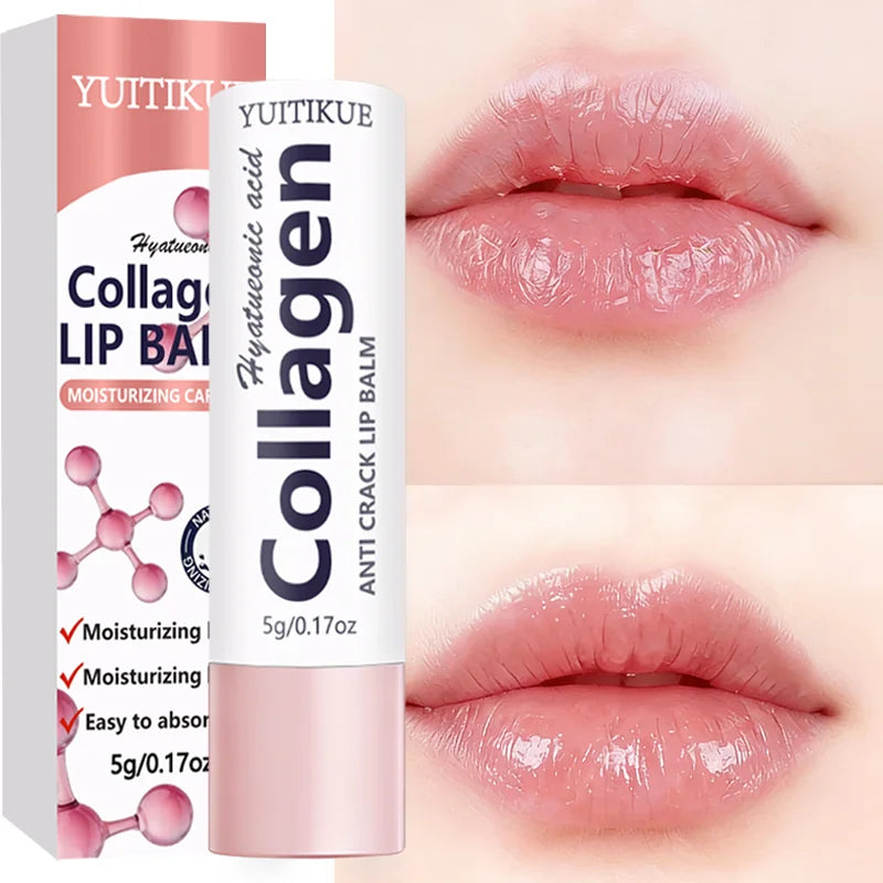 Collagen Anti-Crack Lip Balm – Hyaluronic Acid 24H Hydration Lip Balm Zpaxo Default Title
