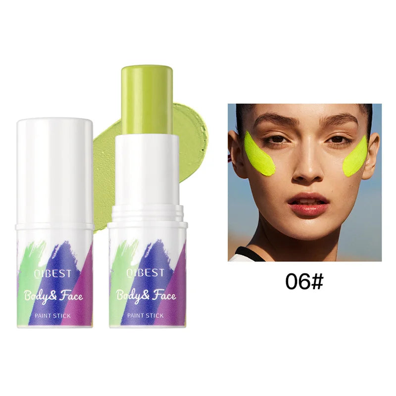 Body Face Paint Stick Natural Three-dimensional Modification Contour Brightening Skin Tone Face Washable Painting Pen Party Art Zpaxo 06