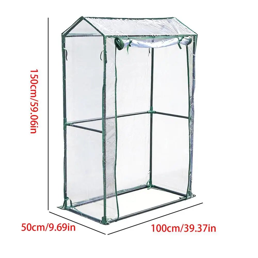Greenhouse Cover PVC Clear Breathable Foldable Waterproof Heavy Duty