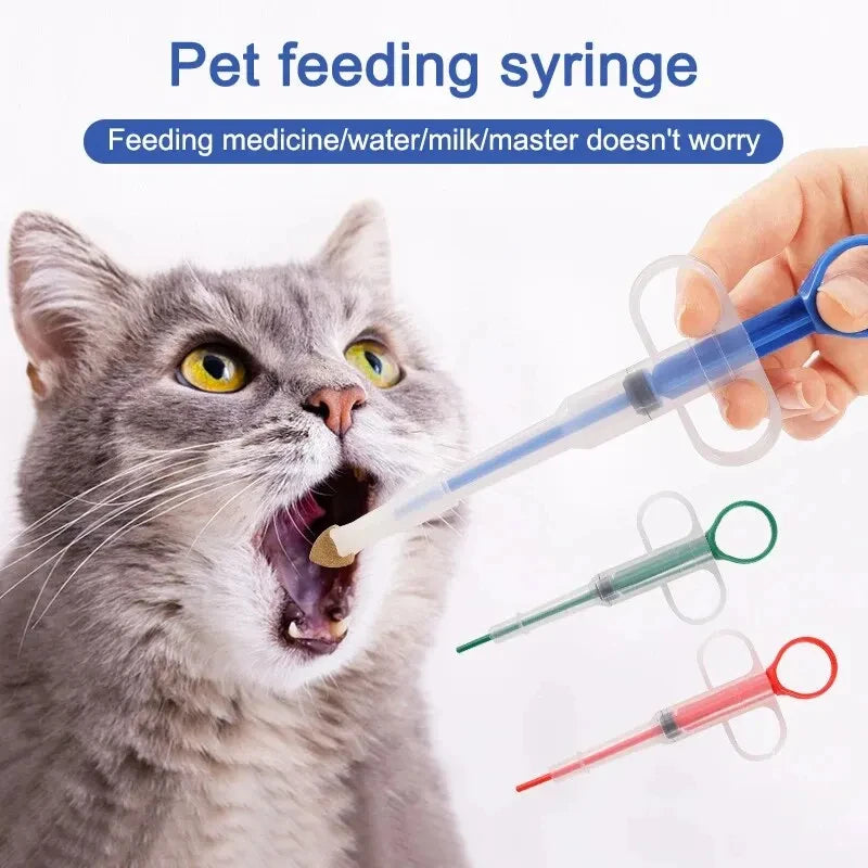 1PC Pet Propulsive Silicone Drug Feeder Tablet Liquid Comfortable Dog And Cat Universal Safe, Easy To Clean And Use Repeatedly Zpaxo