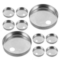 Universal Toilet Bolt Cover Caps Stainless Steel Screw Covers Seat